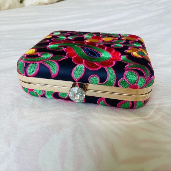 Party/Casual multicolour Blue Clutch - Picture 2 of 7